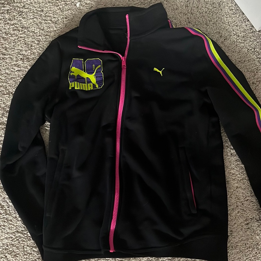 Puma zip up sweatshirt